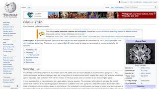 
                            12. Give-n-Take - Wikipedia
