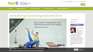 
                            12. Give the Gift of Yoga: Easy Does It Yoga Series with Ana Forrest ...
