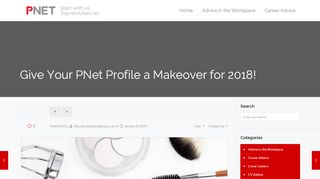 
                            3. Give your PNet Profile a Makeover