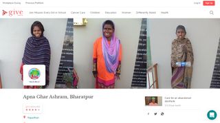 
                            13. GiveIndia - Apna Ghar Ashram, Bharatpur