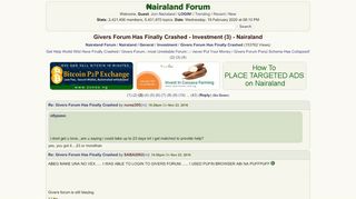 
                            7. Givers Forum Has Finally Crashed - Investment (3) - Nigeria ...