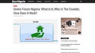 
                            3. Givers Forum Nigeria: What Is It, Who Is The Founder, How Does It ...