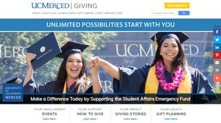 
                            8. Giving at UC Merced - Login - iModules