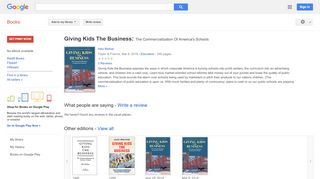 
                            11. Giving Kids The Business: The Commercialization Of America's Schools