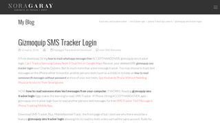 
                            5. Gizmoquip SMS Tracker Login - Nora Garay