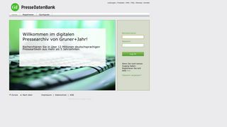 
                            7. G+J Pressedatenbank - Home - Gruner + Jahr