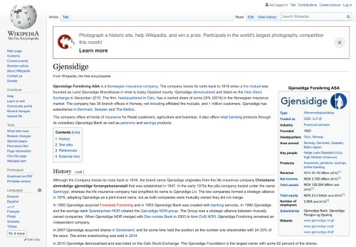 
                            11. Gjensidige - Wikipedia