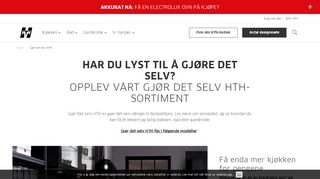 
                            7. Gjør Det Selv med HTH og få et billig kjøkken i høy kvalitet | HTH