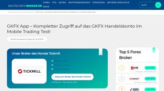 
                            12. GKFX App Mobile – Online Trading mit der GKFX App