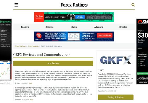 
                            12. GKFX Forex Reviews and Comments 2019 about GKFX on Forex ...