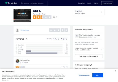 
                            13. GKFX Reviews | Read Customer Service Reviews of gkfx.de - Trustpilot