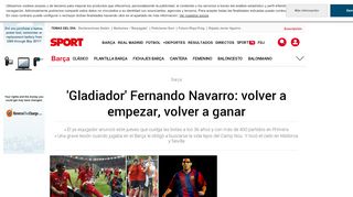 
                            11. ＇Gladiador＇ Fernando Navarro: volver a empezar, volver a ganar