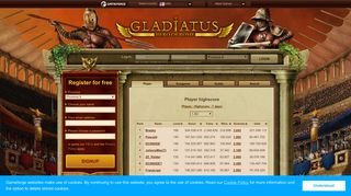 
                            8. Gladiatus Province 9 - Gameforge.com