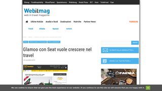 
                            12. Glamoo con Seat vuole crescere nel travel - Webitmag - Web in Travel ...
