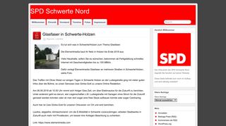 
                            6. Glasfaser in Schwerte-Holzen – SPD Schwerte Nord