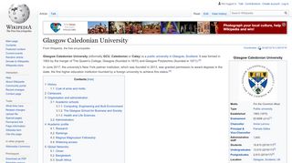 
                            7. Glasgow Caledonian University - Wikipedia