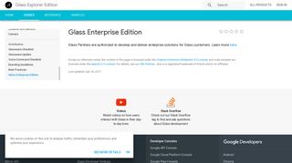 
                            8. Glass Enterprise Edition | Glass Explorer Edition | Google Developers