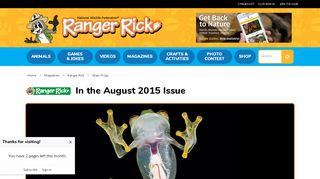 
                            4. Glass Frogs - NWF | Ranger Rick