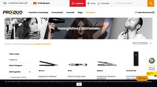 
                            11. Glätteisen & Haarglätter online kaufen | PRO-DUO
