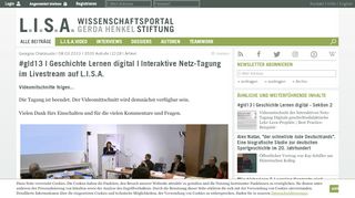 
                            9. #gld13 | Geschichte Lernen digital | Interaktive Netz-Tagung im ...