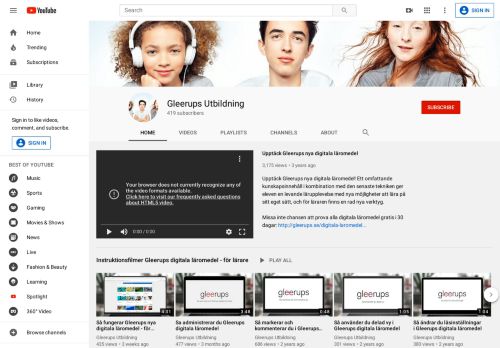 
                            10. Gleerups Utbildning - YouTube