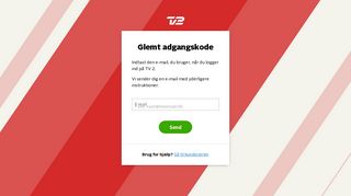 
                            3. Glemt adgangskode - TV 2