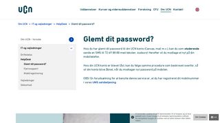 
                            4. Glemt dit password? - Ucn