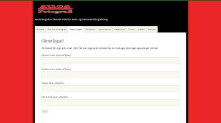 
                            4. Glemt login? | AucAFotografi 2014