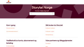 
                            3. Glemt passord – Storytel Support