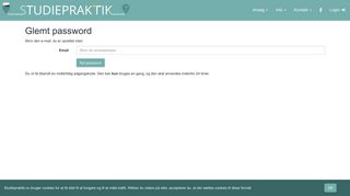 
                            11. Glemt password - StudiePraktik