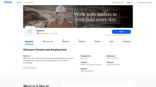 
                            5. Glencore Careers and Employment | Indeed.co.za
