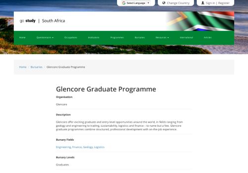 
                            11. Glencore Graduate Programme - Career Guidance Resources ...