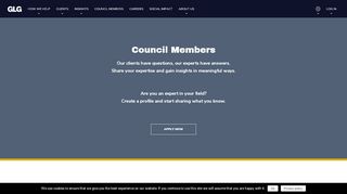 
                            1. GLG » Council Members - Gerson Lehrman Group