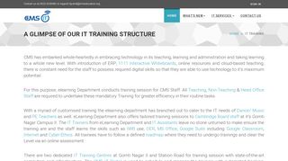
                            7. Glimpse of IT Training - CMS IT Portal