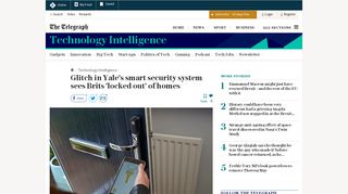 
                            10. Glitch in Yale's smart security system sees Brits 'locked out' of homes