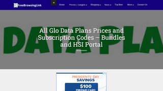 
                            7. Glo HSI Portal - FreeBrowsingLink