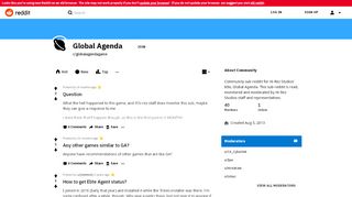 
                            6. Global Agenda - Reddit