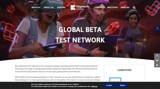 
                            4. Global Beta Test Network - Keywords Studios