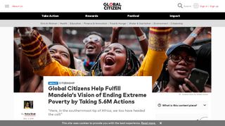 
                            3. Global Citizens Help Fulfill Mandela's Vision of Ending Extreme ...