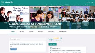 
                            6. Global College of Management (GCM), Mid-Baneshwor Kathmandu