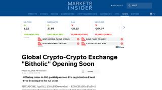 
                            4. Global Crypto-Crypto Exchange 