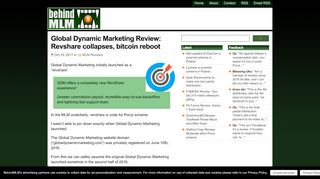 
                            6. Global Dynamic Marketing Review: Revshare collapses, bitcoin reboot