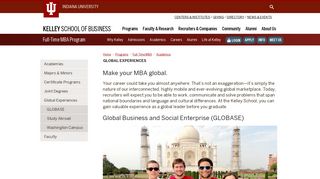 
                            9. Global Experiences: Academics: Full-Time MBA: Programs: Kelley ...