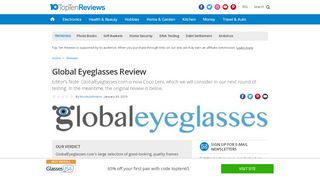 
                            2. Global Eyeglasses Review - Pros, Cons and Verdict - Top Ten Reviews