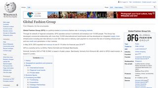 
                            7. Global Fashion Group - Wikipedia