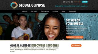 
                            2. Global Glimpse - Open the eyes of tomorrow's leaders - Student travel