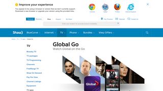 
                            10. Global Go App | Mobile Device Apps | TV Apps - Shaw