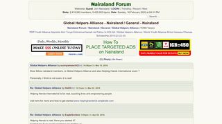 
                            4. Global Helpers Alliance - Nairaland / General - Nigeria ...