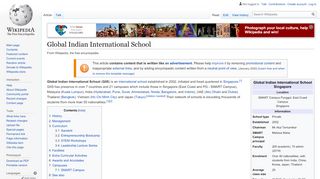 
                            8. Global Indian International School - Wikipedia