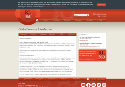 
                            11. Global Investor - RL360° Services